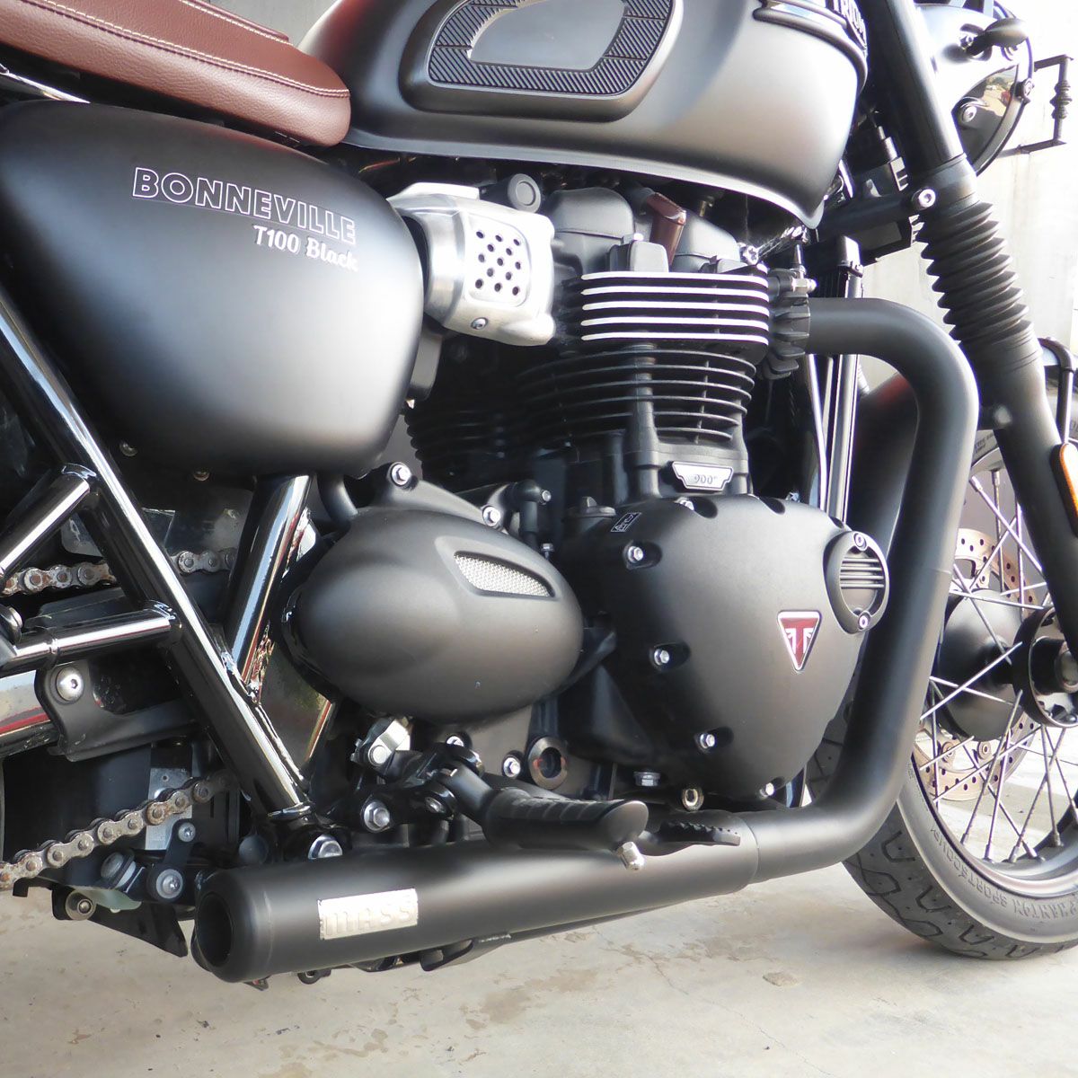 楽天市場】トライアンフ ボンネビルT100/T120 ステンレス 2in2
