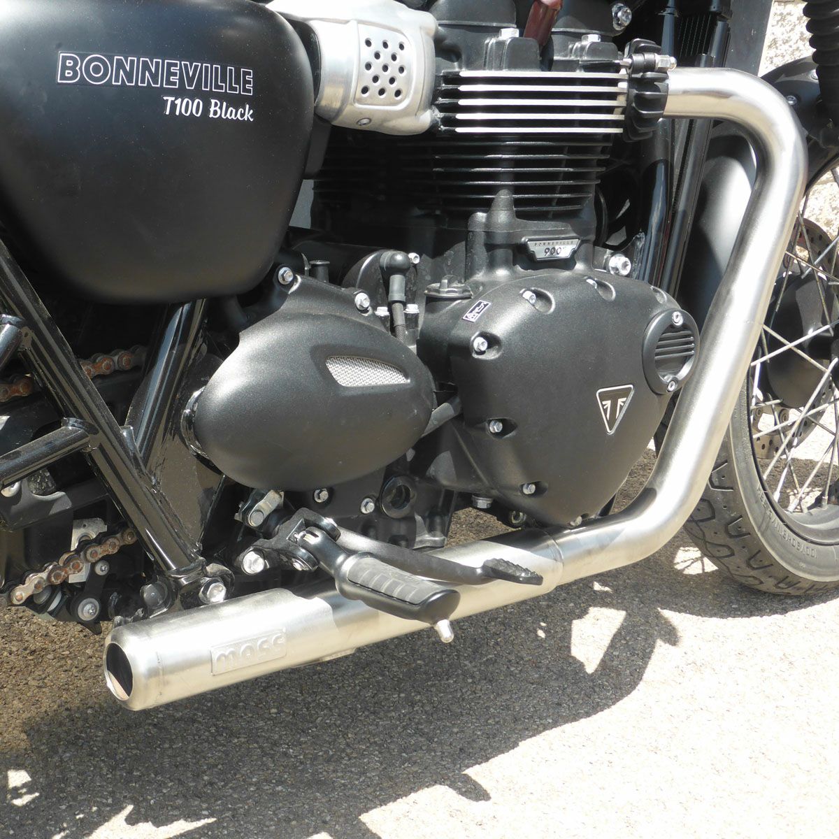 トライアンフ 水冷　ボンネビル　t100 T120 マフラー　ザード ボンネビル T100/T120 2016- スリップオンマフラー レース ZARD
