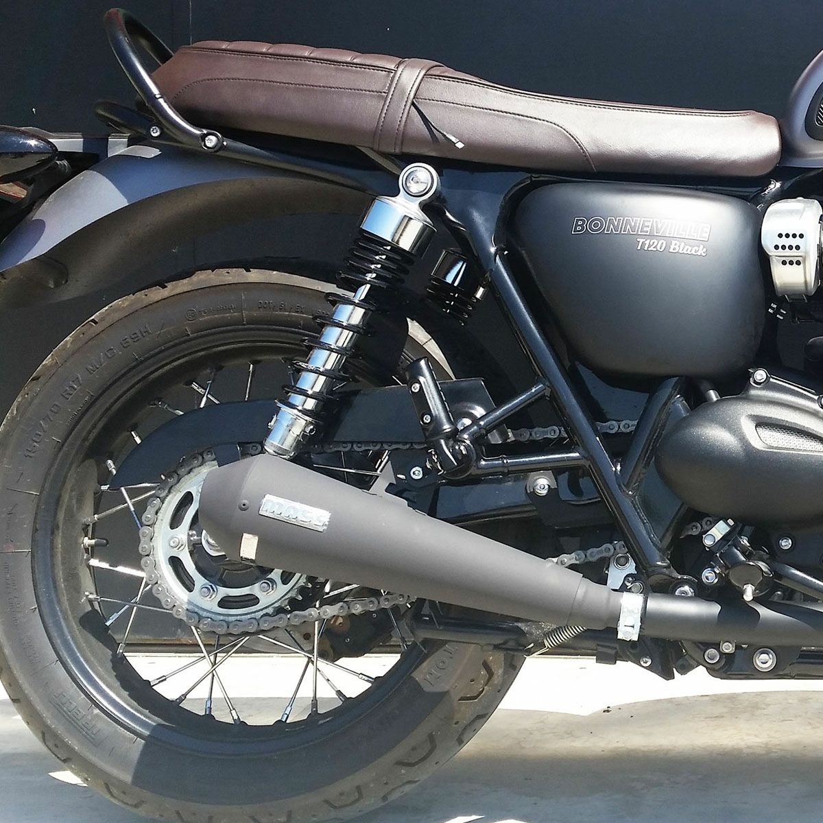トライアンフ　ボンネビルt100用マフラー2本セット 楽天市場】トライアンフ ボンネビルT100/T120 ステンレス 2in2