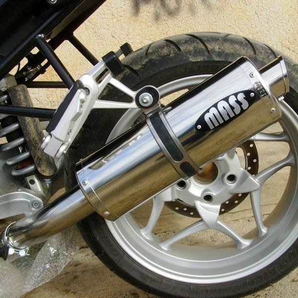 BMW R1200R オーバルステンレス スリップオンマフラー MASS Exhaust