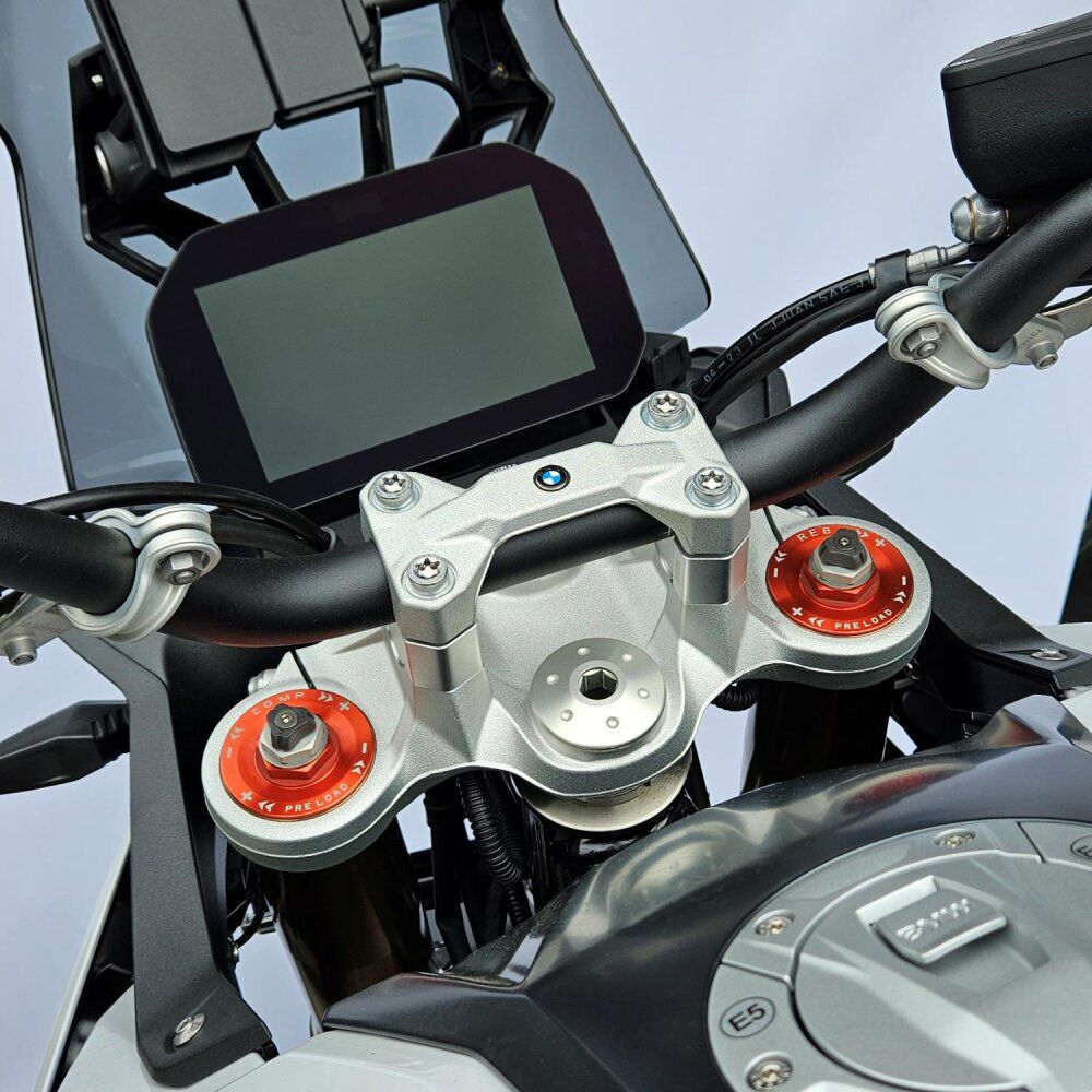 BMW F900GS/Adv 24- ハンドルバーライザー 25mm UP シルバー VOIGT MOTO TECHNIK