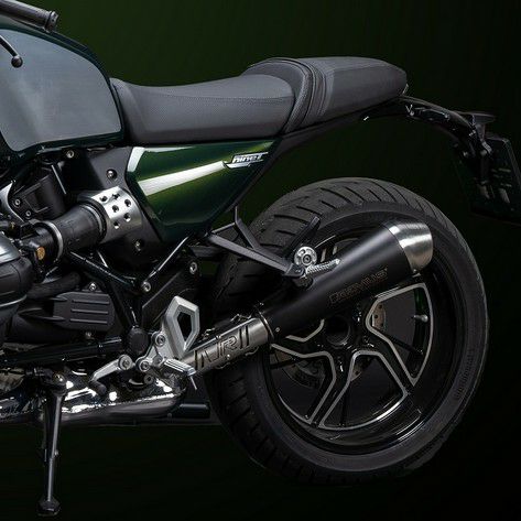 BMW R12/R12nineT スリップオン マフラー Eマーク付き ブラック REMUS(レムス)