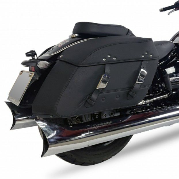BMW R18クラシック スリップオンマフラー IRONHEAD ROUND クローム 左右セット イクシル|モトパーツ 店