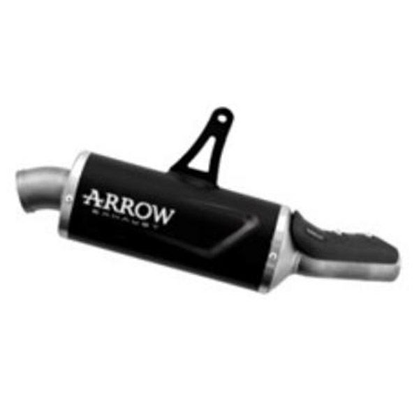 XL750 トランザルプ インディーレース EVO アルミスリップオンマフラー ステンレスエンドキャップ付き EURO5適合 Indy Race EVO aluminium silencer Euro5 ARROW｜モトパーツ　店