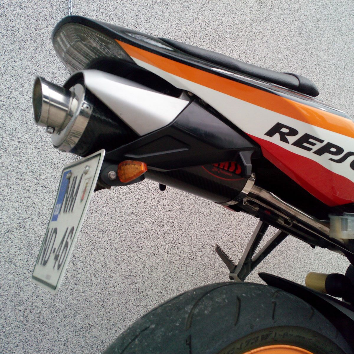 楽天市場】CBR600RR 07-08 RS-5 カーボン スリップオン マフラー