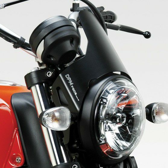 DUCATI スクランブラー400 Sixty2 ウインドスクリーン アルミ ブラック DPM