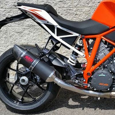KTM 1290スーパーデューク オーバルステンレス スリップオンマフラー マットブラック MASS Exhaust｜モトパーツ　店 82,704円