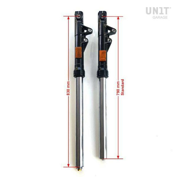 BMW RnineT アーバンGS/スクランブラー フォークカートリッジキット 高ハイト Plug and Play fork cartridges (high version) ユニットガレージ