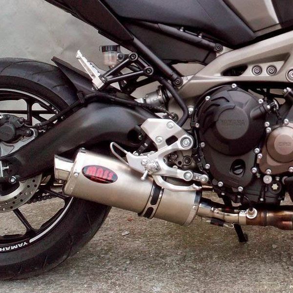 MT-09 オーバルチタン スリップオンマフラー MASS Exhaust