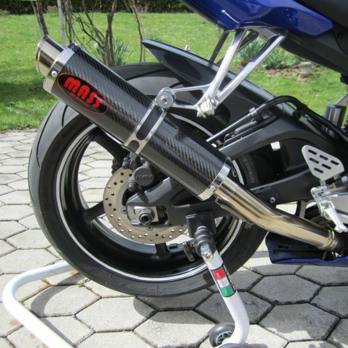 YZF-R6 99-05 GP1 カーボン スリップオンマフラー MASS Exhaust|モトパーツ 店