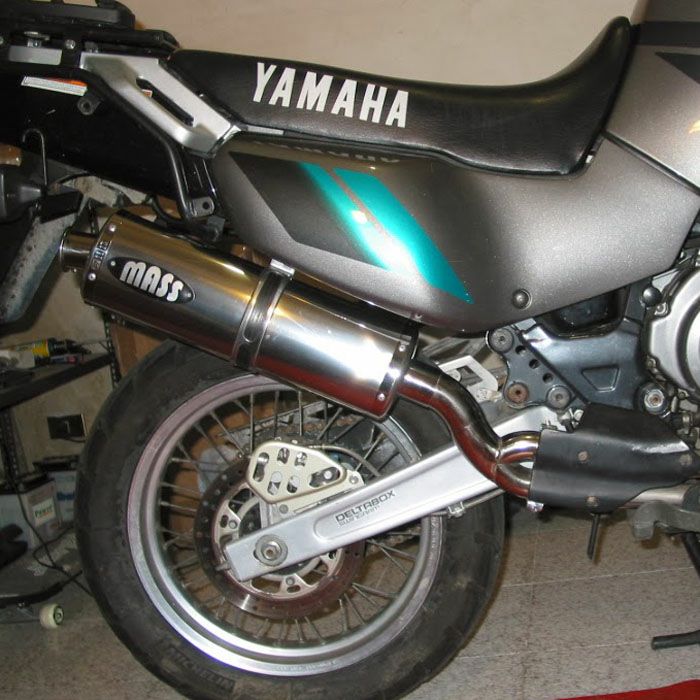 XTZ750 スーパーテネレ 89-94 オーバルチタン 2in1 フルエキゾーストマフラー MASS Exhaust