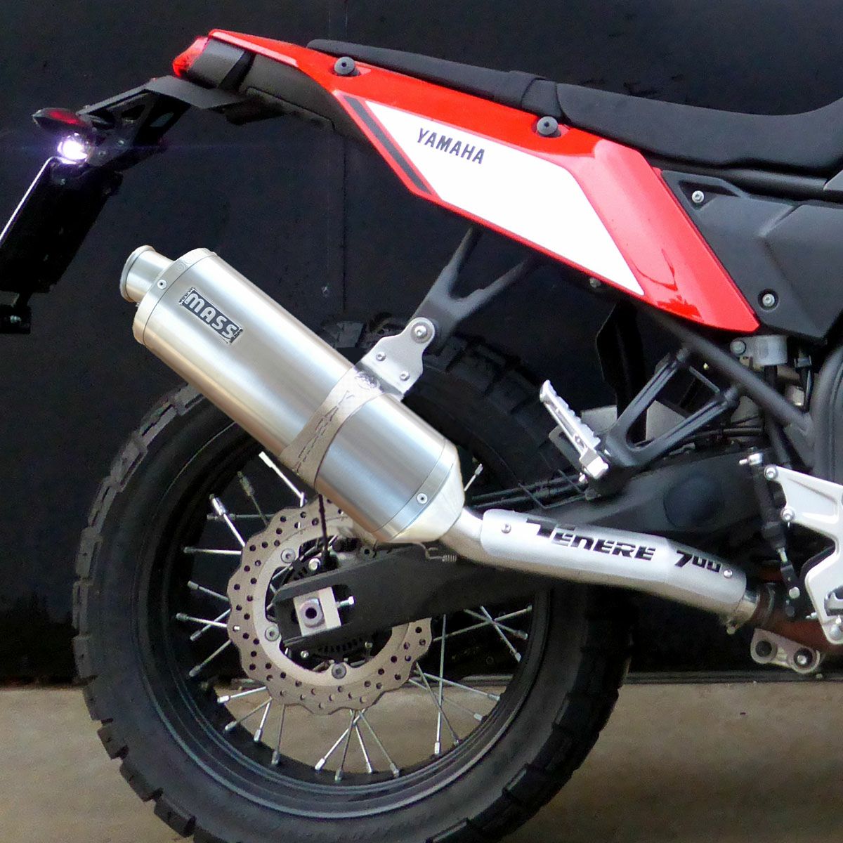 テネレ700 (19-26) MASS Exhaust オーバルステンレス スリップオンマフラー|モトパーツ 店