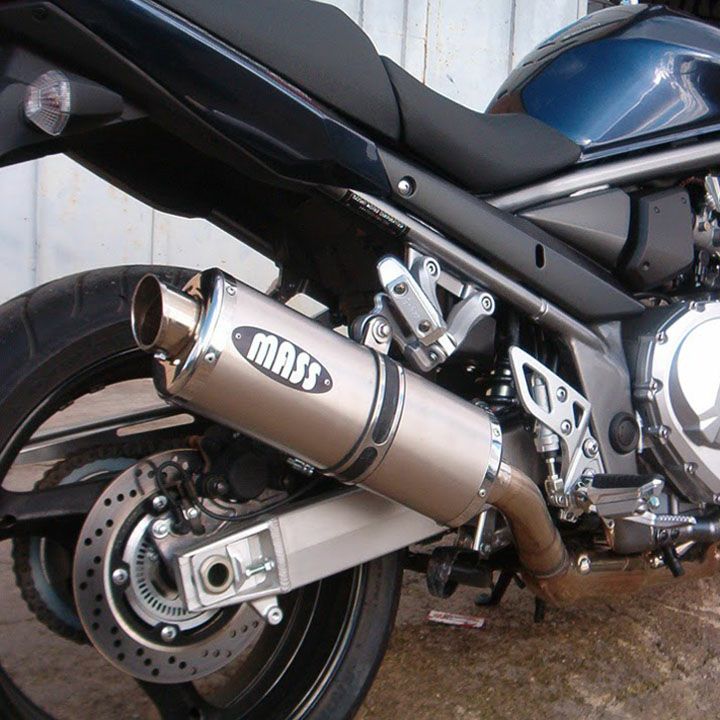 GSF1250 バンディット 06-11 オーバルチタン スリップオンマフラー(レーシング) MASS Exhaust