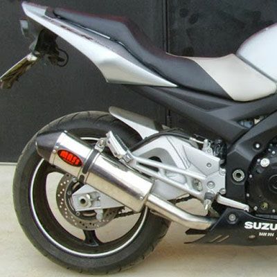 GSR600 オーバルステンレス スリップオンマフラー カーボンチップ MASS Exhaust 52,163円