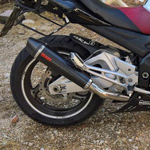 GSR600 Tromb カーボン スリップオンマフラー カーボンチップ MASS Exhaust