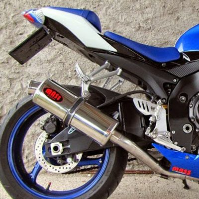 GSX-R600/R750 オーバルステンレス スリップオンマフラー MASS Exhaust 45,385円