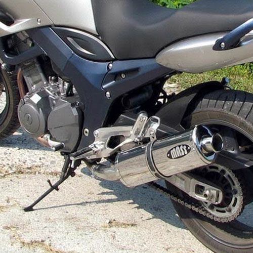 TDM900 オーバルステンレス スリップオンマフラー MASS Exhaust