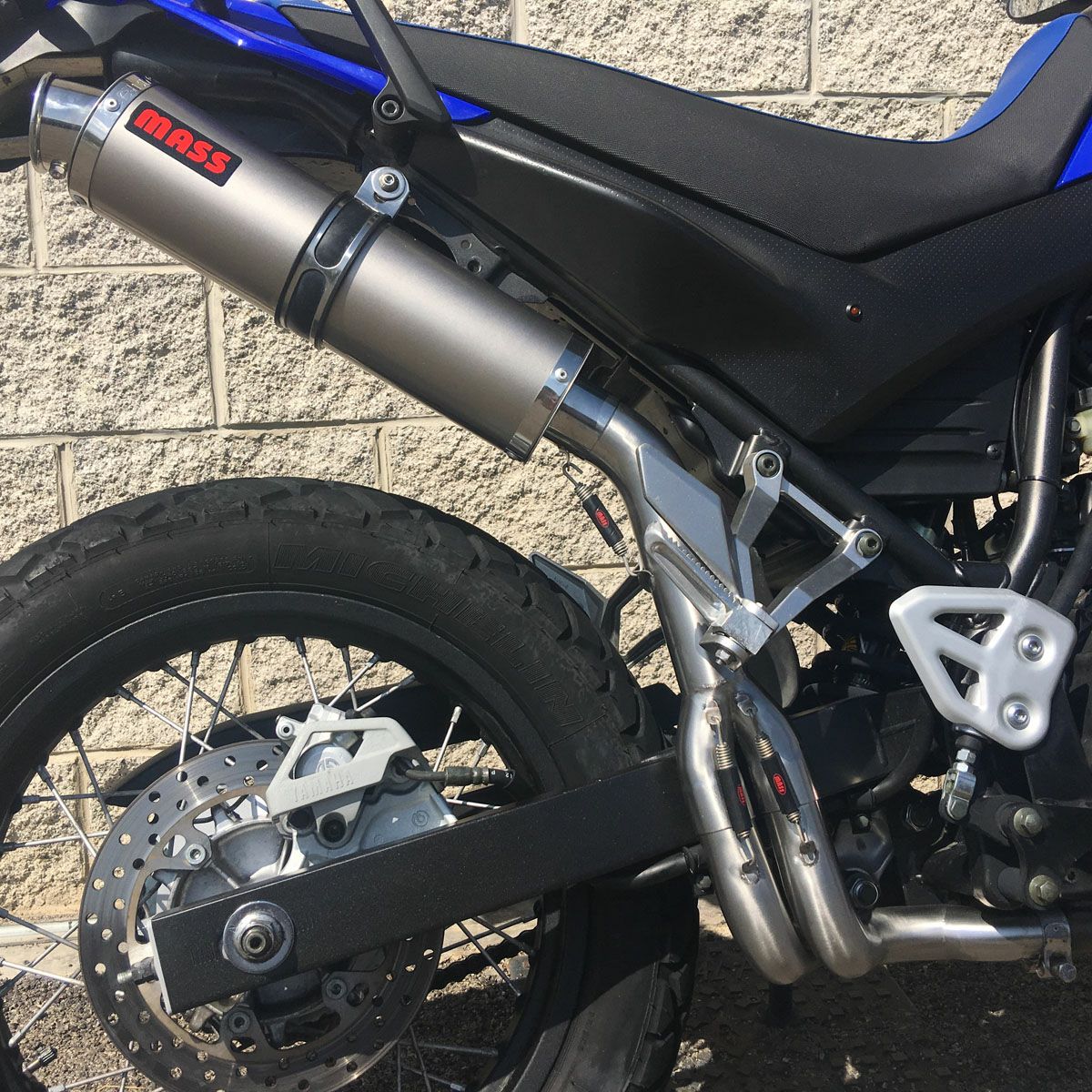 XT660R 04-16 GP1チタン 2in1 セミコンプリートマフラー MASS Exhaust