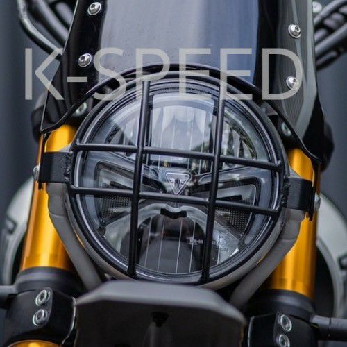 トライアンフ スクランブラー400X ヘッドライトガード Diabolus ブラック K-SPEED