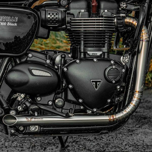 トライアンフ ボンネビルT120 ドラッグフルエキゾーストシステム HITCHCOX（ヒッチコックス）