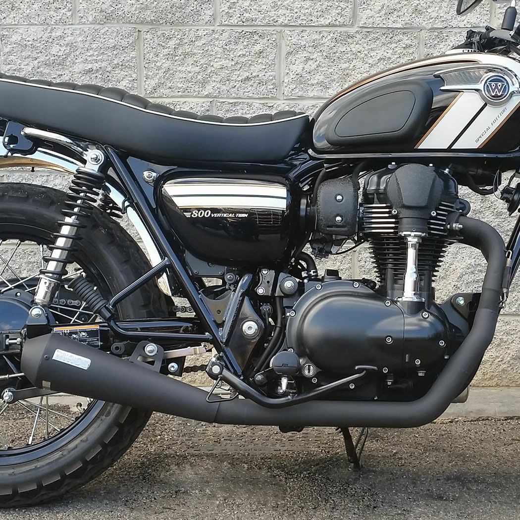 楽天市場】W800 メガホン フルエキ マフラー MegaBrat オメガ