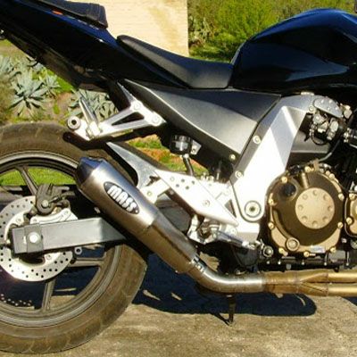 Z750 07-14 Trombカーブチタン スリップオンマフラー MASS Exhaust
