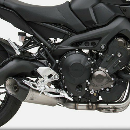 MT-09/XSR900/Tracer900 17-20 フルエキゾーストマフラー レーシング仕様 チタン/カーボンエンド ZARD｜モトパーツ　店 121,055円