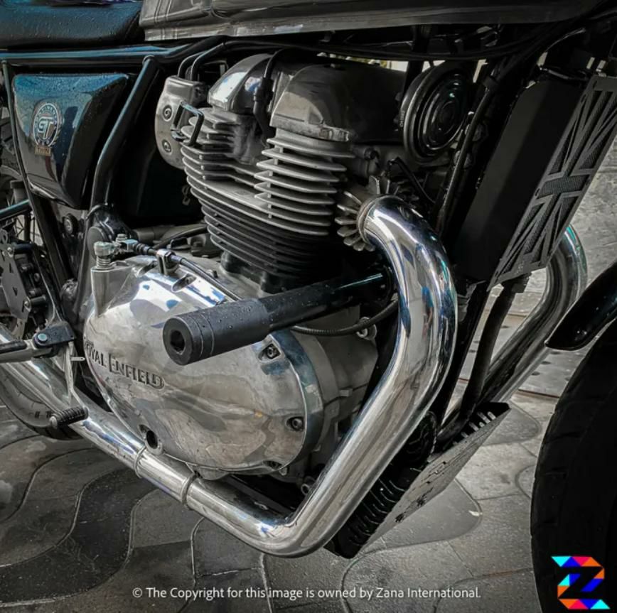 ロイヤルエンフィールド コンチネンタルGT/インターセプター 650 フレームスライダー クラッシュパー マットブラック ZANA Motorcycles