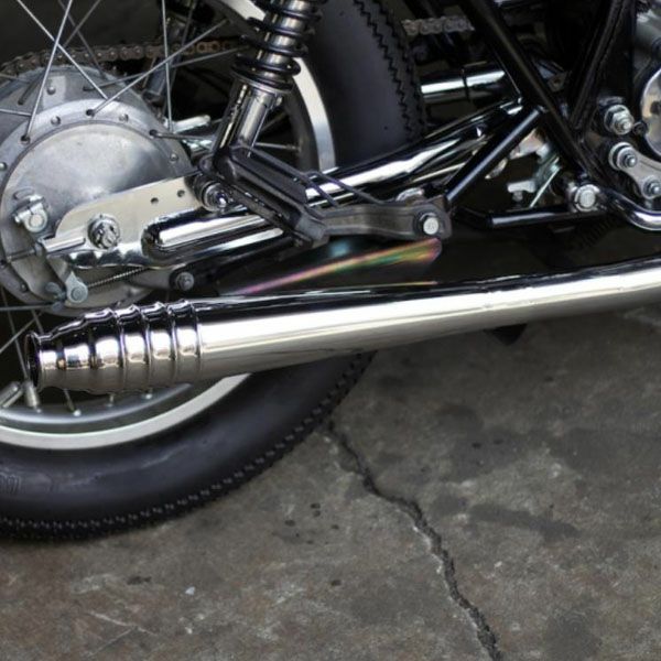 ヤマハ SR400/500 69メガホン スリップオン ダウン キャブ車 モーターロック｜モトパーツ　店 32,247円
