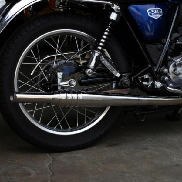 ヤマハ SR400 69トランペット スリップオン ダウン FI車 モーターロック