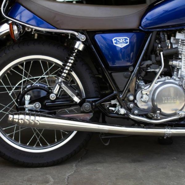 ヤマハ SR400 69メガホン フルエキ ダウン FI車 モーターロック｜モトパーツ　店