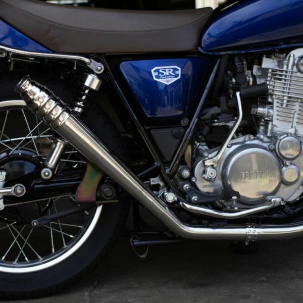 ヤマハ SR400 69メガホン フルエキ アップ FI車 モーターロック