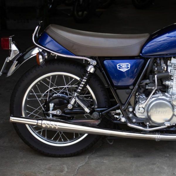 ヤマハ SR400 69トランペット フルエキ ダウン FI車 モーターロック
