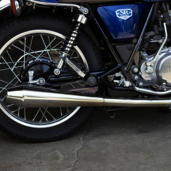 ヤマハ SR400 STDメガホン ミドル フルエキ ダウン FI車 モーターロック｜モトパーツ　店