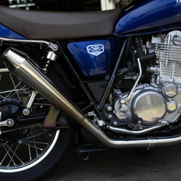 ヤマハ SR400 STDメガホン ミドル フルエキ アップ FI車 モーターロック｜モトパーツ　店
