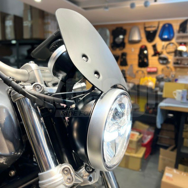 BMW RnineT 14- フロントプレート スクリーン 4種のデザイン ブラック DKdesign|モトパーツ 店
