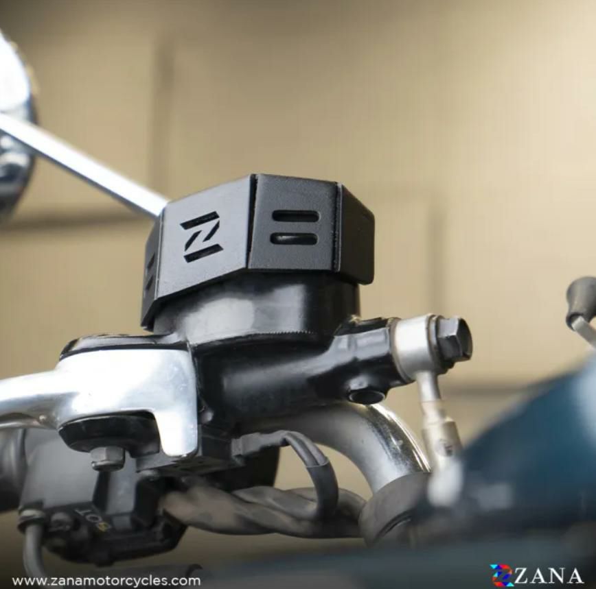ロイヤルエンフィールド クラッシック 350 フロントマスターシリンダーカバー アルミ ブラック ZANA Motorcycles