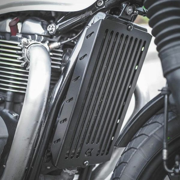 トライアンフ ボンネビルT100 T120 ラジエーターガード "Ripped" RAISCH"|モトパーツ 店