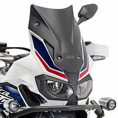 CRF1000L アフリカツイン/ADV 16-19 ウインドスクリーン 40x31 マットブラック GIVI｜モトパーツ　店