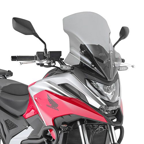 NC750X 21-24 ウインドスクリーン 48x43 スモーク GIVI