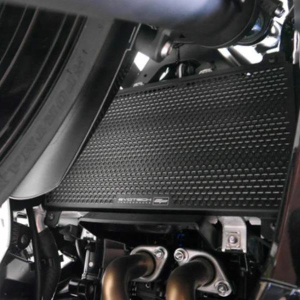 KAWASAKI NINJA400/500 / Z400/500 ラジエータガード ブラック Evotech Performance