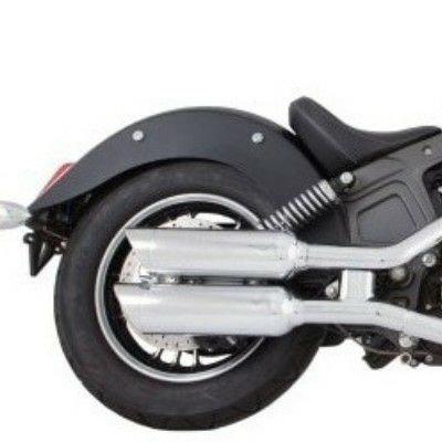 インディアン スカウト 15-24 スリップオンマフラー ショート クローム TABパフォーマンス