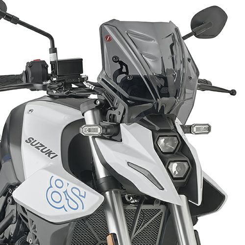 GSX-8S 23-/GSX-S1000 21-24 ウインドスクリーン 25x31 スモーク GIVI