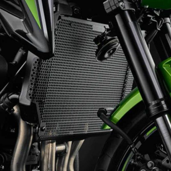 KAWASAKI Z900/SE (17-24) ラジエーターガード ブラック Evotech Performance｜モトパーツ　店