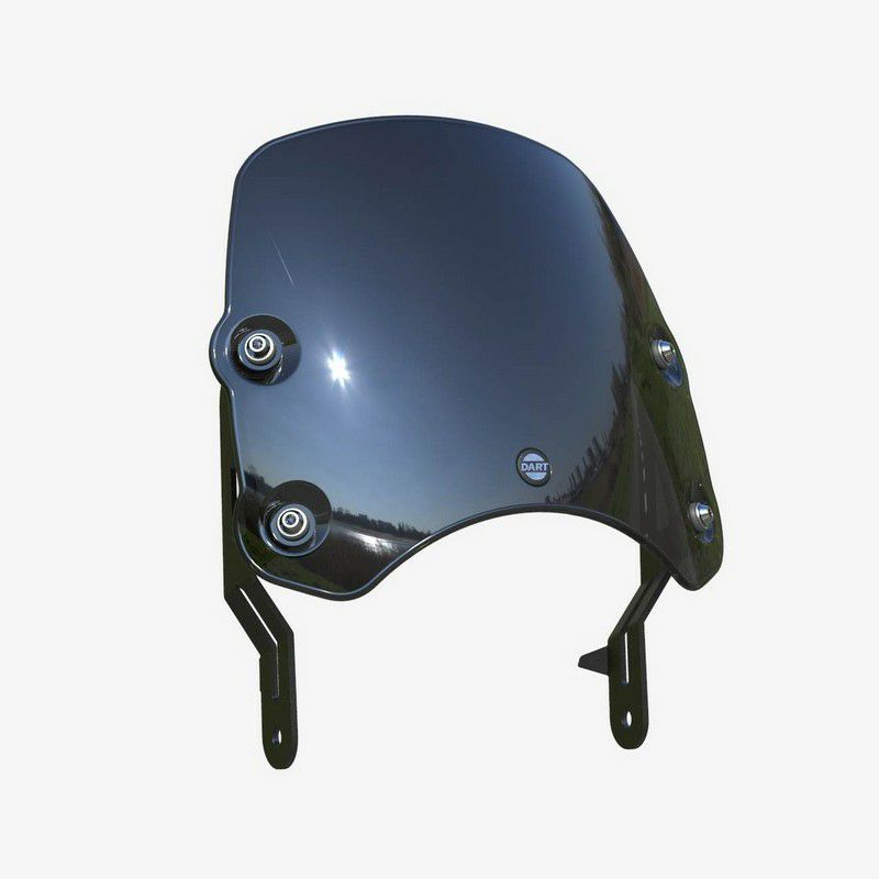 トライアンフ 空冷 スクランブラー スクリーン ピラニアS3 ブラック Dart Flyscreen