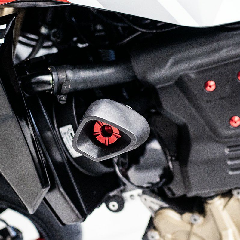 DUCATI ハイパーモタード698 MONO/RVE 24- フレームスライダー エンジンスライダー アンチショック EVOTECH(エボテック)｜モトパーツ　店