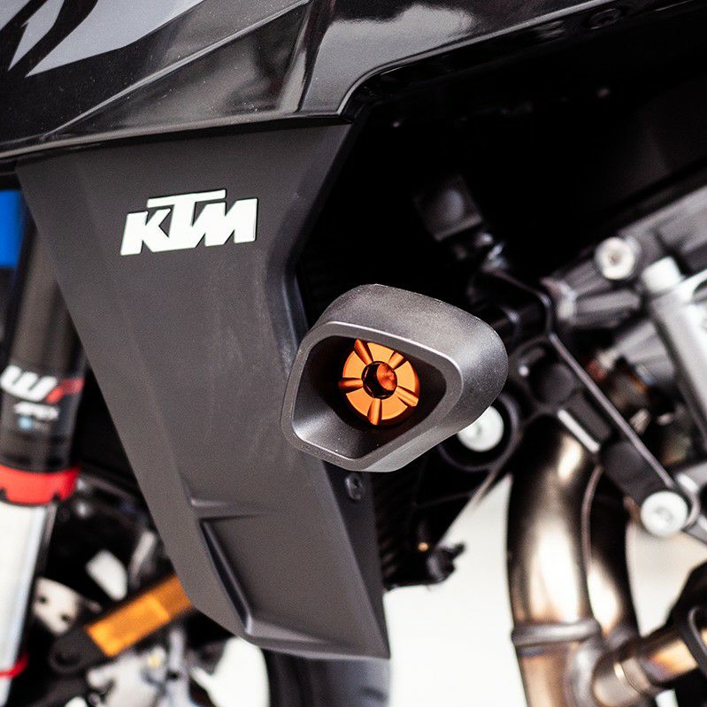KTM 990DUKE 24- フレームスライダー エンジンスライダー アンチショック EVOTECH(エボテック)