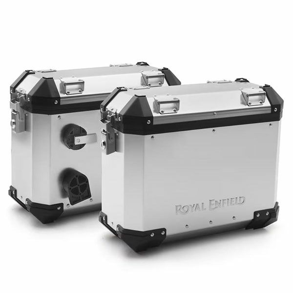 【純正】ロイヤルエンフィールドヒマラヤ450 サイドボックスセット シルバー Royal Enfiled