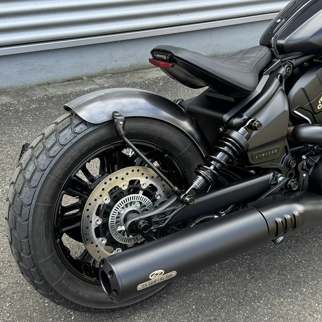 インディアン スカウト1250 リアフェンダーコンバージョンセット シート & リアフェンダー & LEDウインカー一体型テールライト ワンダーカインド