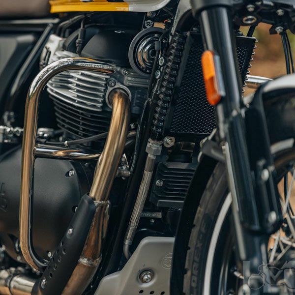 【純正】ロイヤルエンフィールド ベア650 ラージエンジンガード シルバー Royal Enfield｜モトパーツ　店
